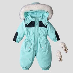 Chaqueta de Plumón Cortavientos para Niños y Niñas, Brillante, con Capucha, Abrigo de Invierno Cálido, Traje de Nieve para Bebés - Product Image 1