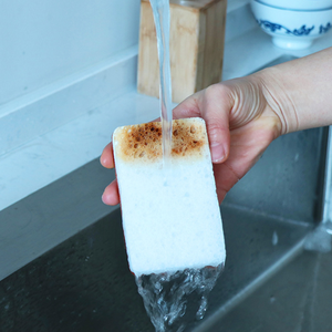 Éponges à double face en fibre de noix de coco Sisal Cellulose Éponge à vaisselle rectangulaire biodégradable naturelle pour le nettoyage de la <span class=keywords><strong>cuisine</strong></span> - Product Image 6