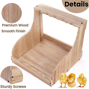 Chicken <strong>Nest</strong> Box, Wooden Chicken <strong>Nest</strong> Box, Chicken and Duck <strong>Nest</strong> Box, Laying Hen <strong>Nest</strong> Box, Wooden Hen Egg Box - Product Image 6