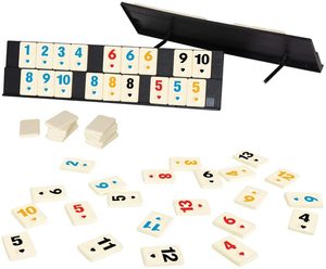 Jeu de Rummy Personnalisé 106 en Ivoire, 12 Pièces, Format Voyage, dans une Boîte, Marque JUXING, Modèle 106 - Product Image 4