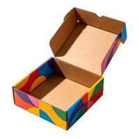 Boîtes en carton personnalisées, emballages en carton, logo imprimé sur mesure, fermeture autocollante, bande de déchirement, boîtes d'expédition