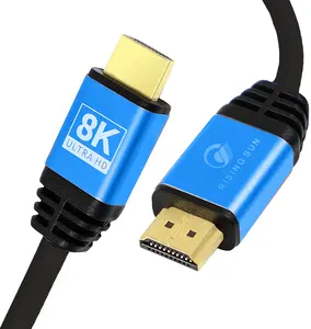 Hot Sale HDMI 2.0 Version 3D 4K UHD 18Gbps Video Cable Custom Multi Color HDMI Cable Connector for Monitor