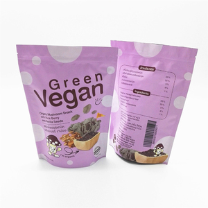 Tùy Chỉnh Thân Thiện Với Môi Al Nhựa Pet Bao Bì Thực Phẩm Chống Ẩm Đứng Pouch Dây Kéo Cửa Sổ Mùi Bằng Chứng Snack/Khô Túi 100Pcs - Product Image 5