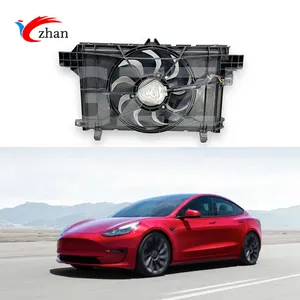 Radyatör soğutma fan muhafazası ve motor OEM 1494174-00-A için 2020-2023 Tesla modeli Y