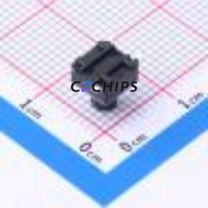 TS667TP 250gf 009 Tactile Switch SMD-4P,6x6mm Switch Single Pole Single Throw Round Button 2.5N Vertical Mount - Product Image 2