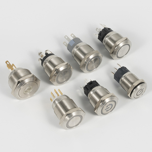 Bouton poussoir métallique verrouillable IP65 12mm 16mm 19mm 22mm 25mm pour armoire de transformateur - Product Image 5