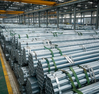 Tuyaux d'échafaudage en acier galvanisé ERW Q195 Q235 norme BS, galvanisés à chaud avec service de découpe, provenant d'usines chinoises