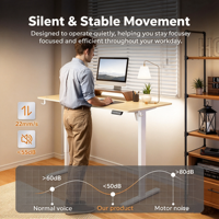 Range Memory Preset Standing Work Table Modern Electric Standing Desk Multi Color Desktop Panel Sit Stand Computer Desk Home