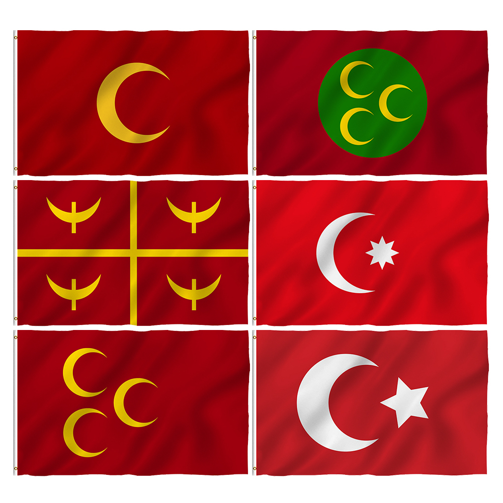 Stormflag Türkei Flagge – 3x5 Ft (90x150 Cm), Polyester 90g, Mit Ösen, Doppelt Genäht
