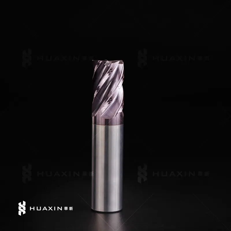 2/3/4/5/6 Flutes Flat Bottom Carbide End Mill With Straight Shank HRC55~65 CNC Coated End Mill