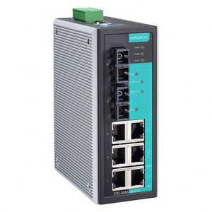 Commutateur Ethernet EDS-408A-MM-SC avec 6 ports 10/100BaseT(X) (RJ45) + 2 ports 100BaseFX - Product Image 1