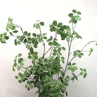 Plante artificielle longue vigne Guanyin Feuille de Lotus, plante verte d'intérieur décorative pour l'aménagement d'espaces et les mariages