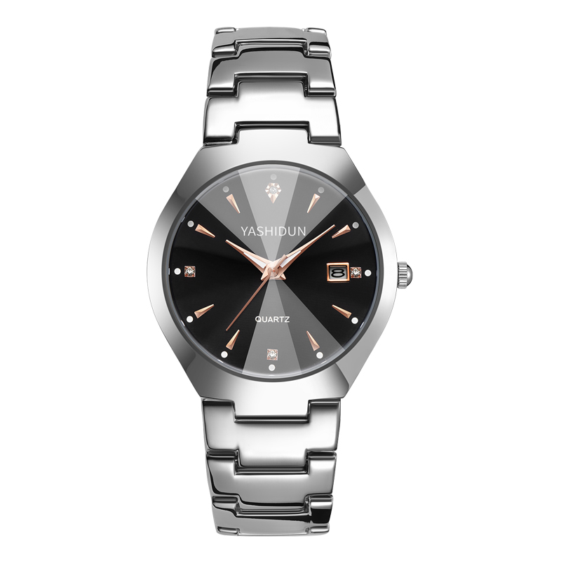 Black/silver steel strip 1#male