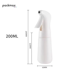 Refillable 200ml 300ml Fine <b>Mist</b> Continuous Spray PET <b>Bottle</b> for Home Cleaning Salon & Hair Treatment - Product Image 2