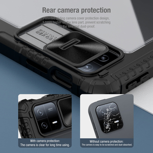 <span class=keywords><strong>Funda</strong></span> Nillkin a prueba de golpes con tapa deslizante para cámara y soporte para <span class=keywords><strong>Xiaomi</strong></span> <span class=keywords><strong>Pad</strong></span> <span class=keywords><strong>6</strong></span> / <span class=keywords><strong>Pad</strong></span> <span class=keywords><strong>6</strong></span> Pro - Product Image 2