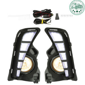Pour Toyota Highlander 2017-2019 <span class=keywords><strong>LED</strong></span> DRL Kit de harnais de phares antibrouillard diurnes - Product Image 5