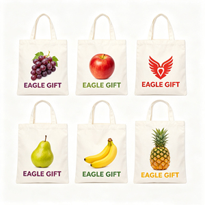 Wholesale Custom Logo Eco-Friendly Canvas <b>Tote</b> Bag Women Reusable High-Capacity Open Closure Casual Shoulder Handbag - Product Image 1