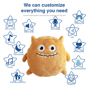 Alta calidad Super suave Animal monstruo personalización lindo bordado grande juguetes de peluche almohada personalizada - Product Image 2