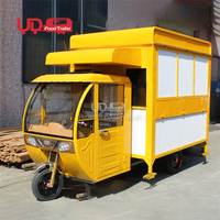 Meistverkaufter Elektrischer Food-Tricycle Hot-Dog-Stand Piaggio Ape Mobile Mini-Küchen-Truck Eiswagen