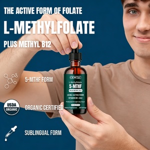 Gouttes liquides orales de Vitamine B9 B12 L-Méthylfolate 15mg – Suppléments de Méthylfolate pour la Santé Immunitaire et Cérébrale - Product Image 4