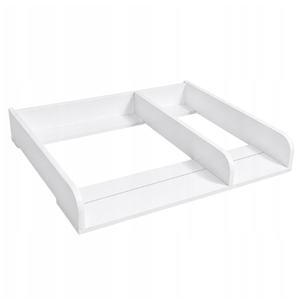 <span class=keywords><strong>Lettino</strong></span> per Neonati in MDF Bianco con Piano Cambio Regolabile e Posizioni di Montaggio Variabili - Product Image 1