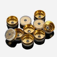 Tapas de plástico de aluminio estériles, coloridas, transparentes, fáciles de arrancar, 13mm, 20mm, para un prensado seguro de viales de vidrio farmacéutico