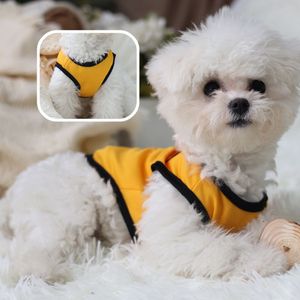 Gilet de club de football pour animaux de compagnie, pour chiens et chats, jaune, marron, bleu, gris, imprimé en polyester, à porter en été, printemps, automne - Product Image 4