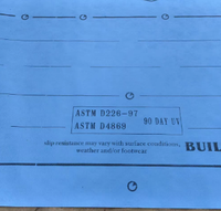 Sous-couche de toit synthétique étanche anti-dérapant 100gsm en gros pour la construction de toit