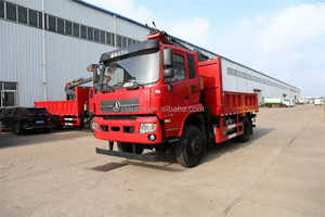 Dongfeng 4X2 8 Ton Truck Special Van Heavy Dump Box 5ton Knuckle Boom Hydraulic 360 Degree Lifting Cargo Marine Crane - Product Image 2