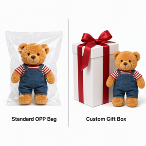 Ours en peluche personnalisé Jouets en peluche PP coton rempli personnalisé avec des vêtements et des logos en peluche longue - Product Image 6
