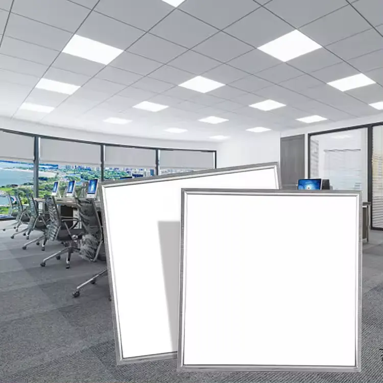 Back lit 60x60 600x600 595x595 85-265v Ceiling Recessed Lights Indoor Suspending Square Flat Led Panel Lighting