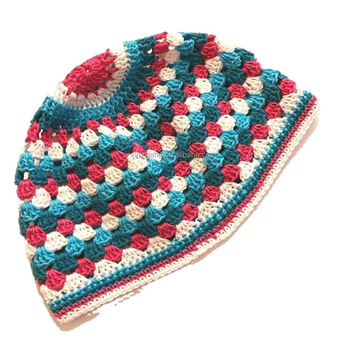 Wholesale Hand Crochet Muslim Kufi Hats for Men - 100% Bamboo Yarn
