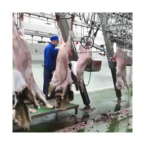 Type pneumatique complet 500 abattoir de moutons de la machine de cachetage de chèvre pour l'équipement d'épluchage de traitement de la viande