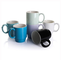 Tasse en céramique blanche colorée 15oz, 20 pièces, haute qualité, tasse personnalisée, offre spéciale