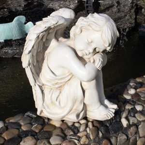 Etechan Resin Sleeping Angel Statue Garden <b>Ornament</b> for Outdoor Yard Patio Decor - Product Image 1