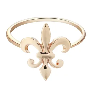 Fleur de Lis Fransız Louisiana New Orleans Saints Yüzük Kızlar için