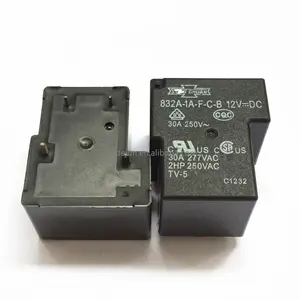 Relay 832A-1A-F-C-B-12VDC 832A-1A-F-C-B-24VDC 30A 277VAC 4Pin One normally open