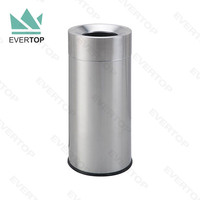 DB-94B 45L entonnoir poubelle poubelle poubelle personnalisée 12 gallons métal poubelle moderne poubelles conteneur à ordures