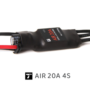 Contrôleur de vitesse électronique sans balais T-MOTOR <span class=keywords><strong>AIR</strong></span> 20A V2.0 3-4S LiPo 500Hz sans BEC pour mini multirotor / <span class=keywords><strong>drone</strong></span> F3P - Product Image 3