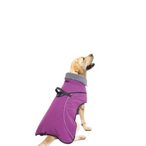 Outono Inverno Windproof Waterproof Nylon <span class=keywords><strong>Pet</strong></span> Traje Roupas Moderno Padrão Sólido Casacos para Cães Grandes Simples Popular para Animais de Estimação - Product Image 6