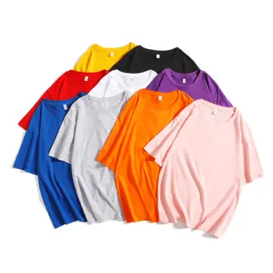 무거운 드롭 어깨 일반 특대 티셔츠 스크린 인쇄 자수 사용자 정의 빈 100% 코튼 망 대형 Tshirt