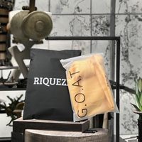 Sacs refermables biodégradables en CPE/PE avec logo personnalisé, petits, carrés, givrés, à fermeture éclair, pour emballage de chaussures et vêtements, recyclés, impression en héliogravure