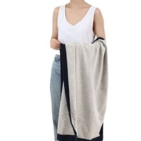 2024 nouveau japon Style absorbant minimaliste haute qualité solide serviettes de bain en gros Spa serviettes coton serviette de bain