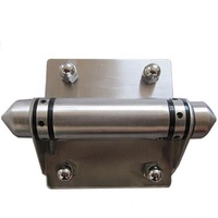 EKOO Charnière à ressort auto-fermante en acier inoxydable 316L pour portail de piscine en verre, design moderne, installation DIY, résistant à la rouille