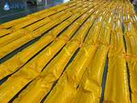Bâches flottantes anti-pollution en tissu PVC imperméable (non absorbant) résistant aux UV pour la lutte contre les déversements d'hydrocarbures dans les rivières, canaux et barrages