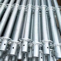 Étaiement industriel robuste en aluminium galvanisé réglable pour la construction de coffrages de dalles et de murs en béton