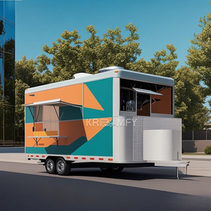 Nuevo Diseño de Quiosco de Hot Dogs 2025, Remolque Móvil para Hamburguesas y Desayunos, Camión de Comida de Aluminio - Product Image 5