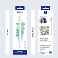 GULFY GP2 Universal Stylus Pencil-Blanc, Compatibilité multi-système avec IOS/Android/Windows, Batterie longue durée