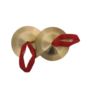 Instruments Orff, jouet cymbale en cuivre de 9 cm, aides pédagogiques pour l'éducation précoce, instruments de percussion pour enfants - Product Image 3