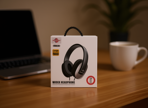 Cuffie Wizamp Wider Over-Ear con Filo, Stereo Dinamico per Telefono Cellulare, Formato Grande - Product Image 2